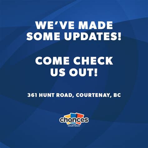 chances courtenay bc.